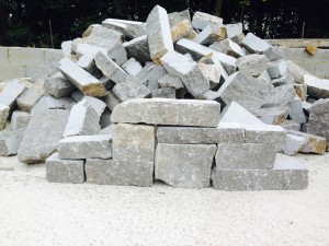 Cropped Limestone Building stone